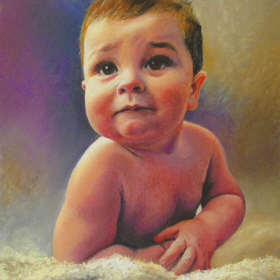 "Sawyer" 9x12 Pastel