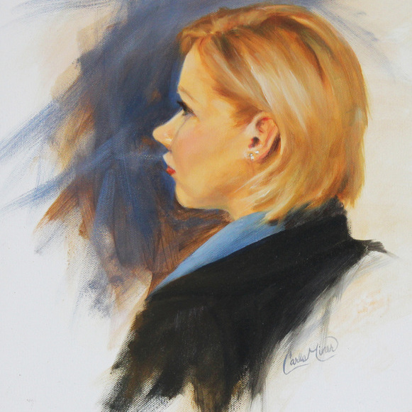 "Rachel" 12 x16 Oil