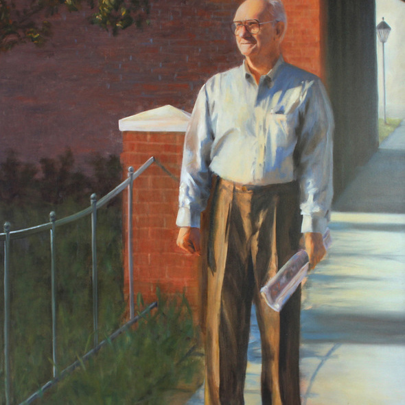 "Old Gent" 36x48 Oil