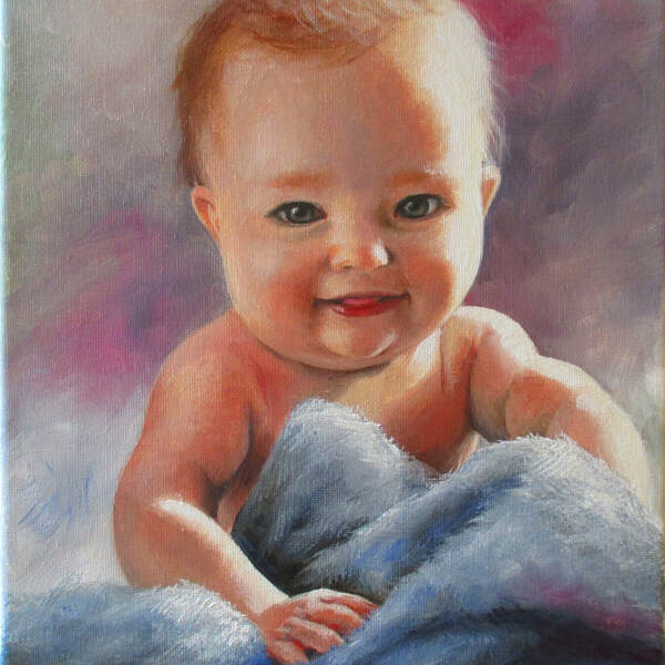 "Celina" 8x10 Pastel