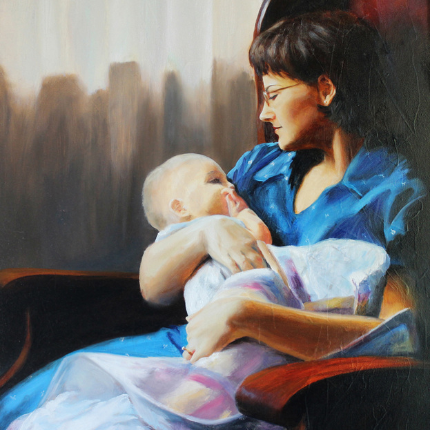 "The Rocking Chair" 22x28