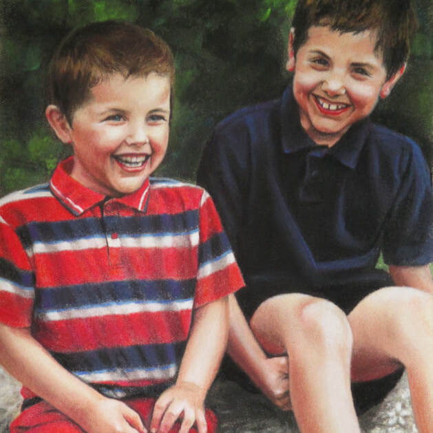 "Powell Boys" 11x14 Pastel