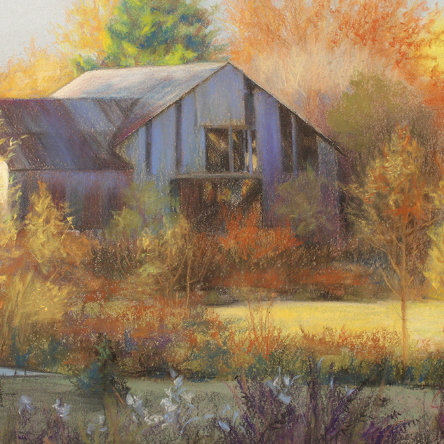 "Country Barn" 8x10 Pastel