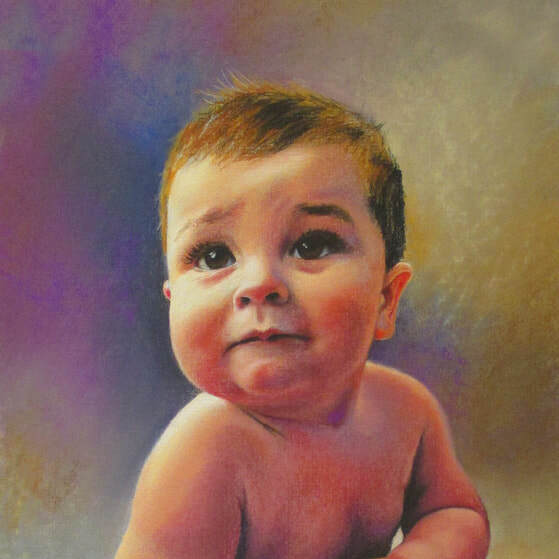 "Sawyer" 9x12 Pastel