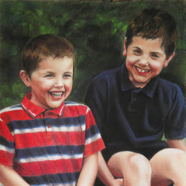 "Powell Boys" 11x14 Pastel