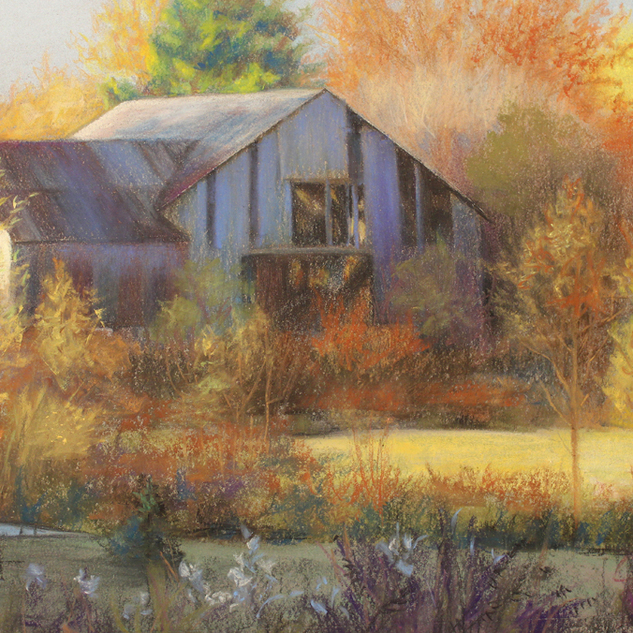 "Country Barn" 8x10 Pastel